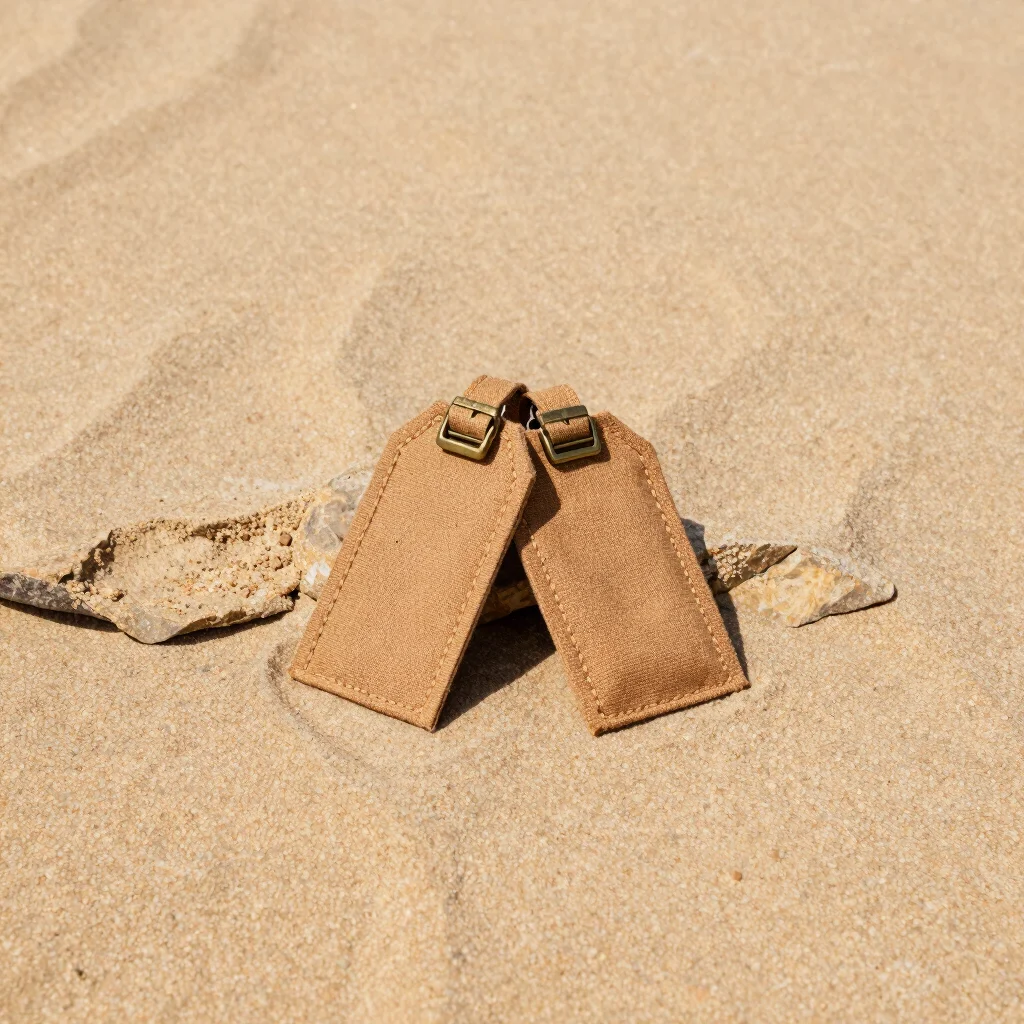 Outback Canvas Luggage Tag Pair